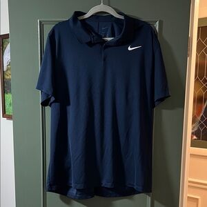 Nike Men's Dark Blue Polo Shirt